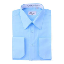 Cargar imagen en el visor de la galería, Men's Solid Dress Shirts (B12)
