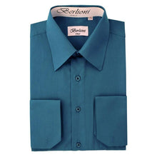 Cargar imagen en el visor de la galería, Men's Solid Dress Shirts (B12)