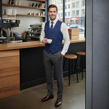 Cargar imagen en el visor de la galería, Skyline Executive: The Modern Metropolitan Dress Vest