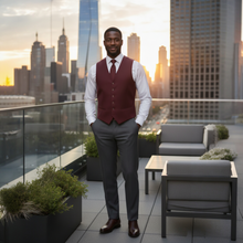 Cargar imagen en el visor de la galería, Skyline Executive: The Modern Metropolitan Dress Vest
