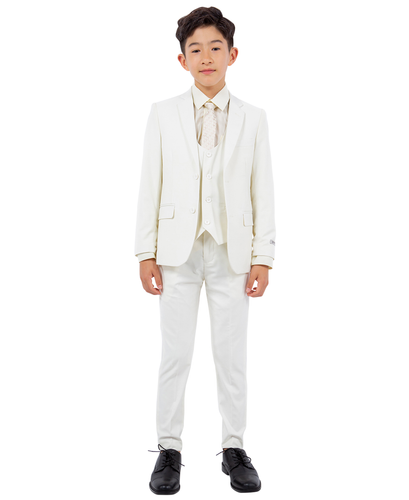Boys Brick 5 Pc Stacy Adams Suit SB282-14