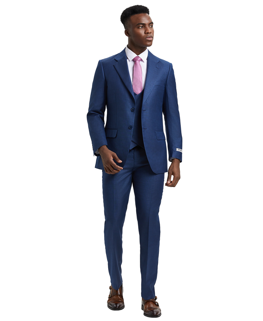 Mens Blue Stacy Adams Suit SM324H1-03