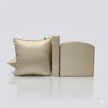 Cargar imagen en el visor de la galería, Quinceañera Pillow Set # 31. 4 Custom Pcs Kneeling Pillow, Photo Album, Money Box, And Bible. Can Include Guest Book &amp; Tiara Pillow