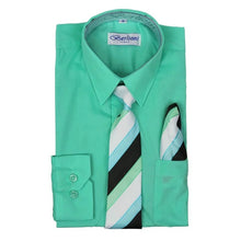 Cargar imagen en el visor de la galería, Boy&#39;s Slim Fit Dress Shirts (B700)