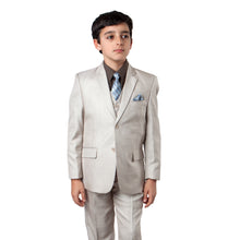 Cargar imagen en el visor de la galería, Tazio Light Beige Formal Suits For Boys