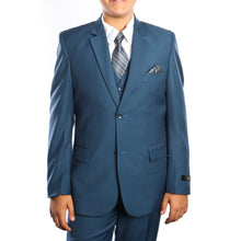 Cargar imagen en el visor de la galería, Tazio Blue Formal Suits For Boys