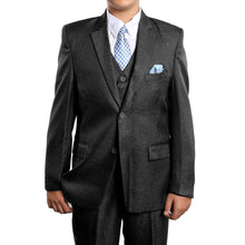 Cargar imagen en el visor de la galería, 5 PC Boy&#39;s Solid Suit with Shirt &amp; Tie Suits For Boy&#39;s