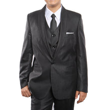 Cargar imagen en el visor de la galería, Shawl Collar Suit with Shirt &amp; Tie Suits For Boy&#39;s