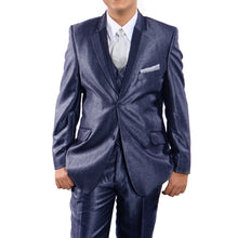 Cargar imagen en el visor de la galería, Tazio Blue Formal Suits For Boys