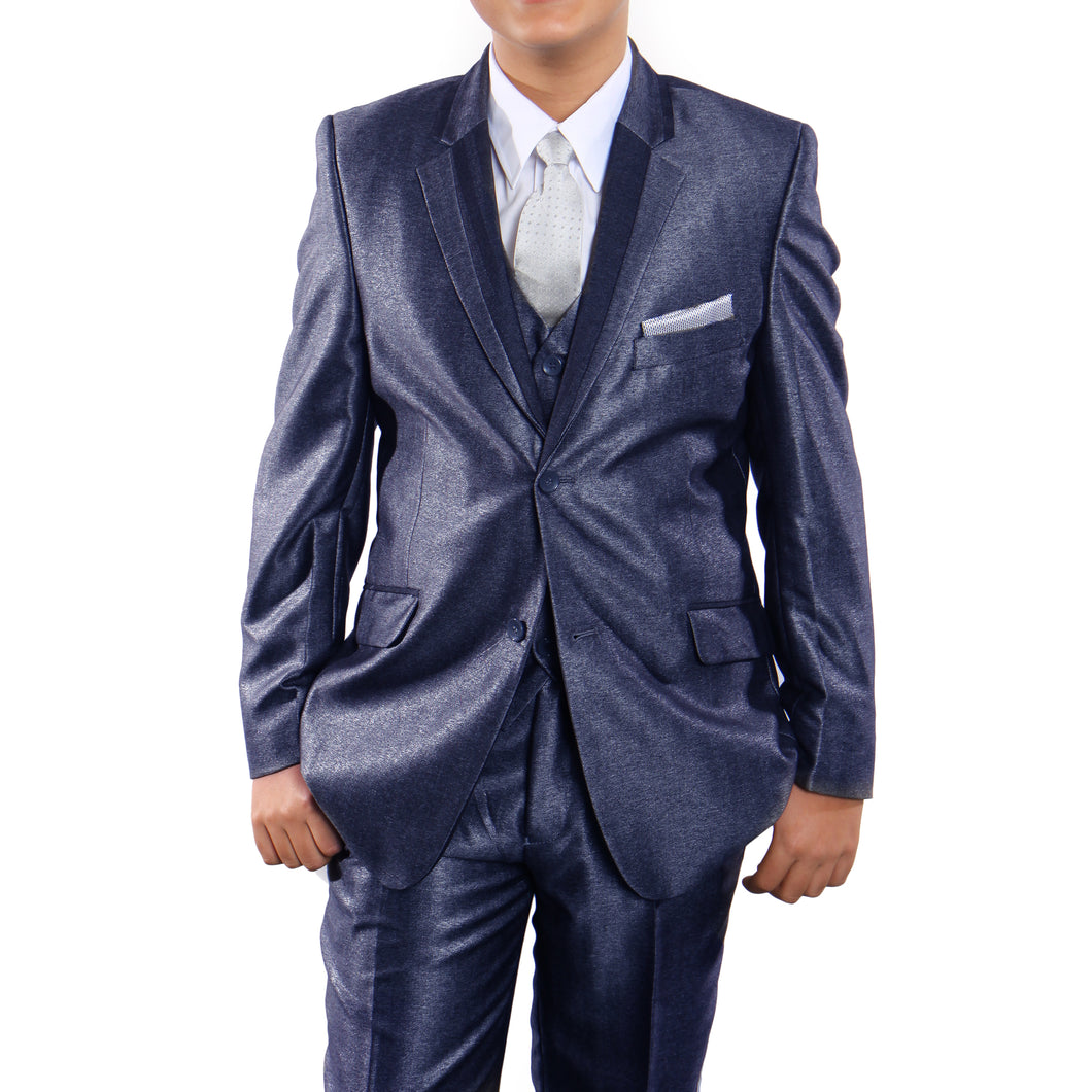 Tazio Blue Formal Suits For Boys