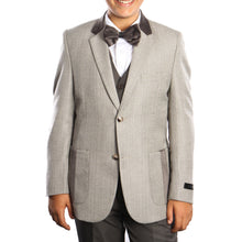 Cargar imagen en el visor de la galería, Elbow Patch Set With Free Matching Shirt Suits For Boy&#39;s