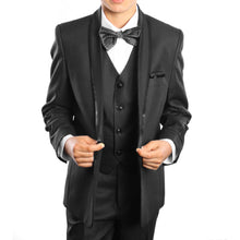 Cargar imagen en el visor de la galería, 3-Piece Solid Shawl Lapel Suit Suits For Boy&#39;s