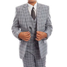 Cargar imagen en el visor de la galería, Tazio Grey Formal Suits For Boys