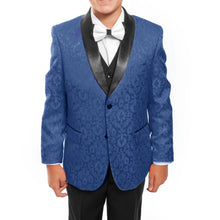 Cargar imagen en el visor de la galería, Tazio Royal / Black Formal Suits For Boys