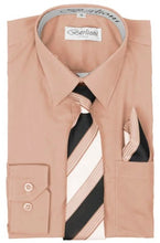 Cargar imagen en el visor de la galería, Boy&#39;s Slim Fit Dress Shirts (B700)