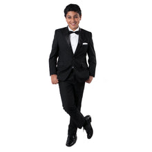 Cargar imagen en el visor de la galería, Tazio Black / Black Formal Suits For Boys