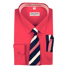 Cargar imagen en el visor de la galería, Boy&#39;s Slim Fit Dress Shirts (B700)