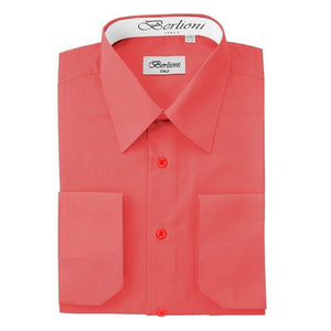 Men's Solid Dress Shirts (B12)