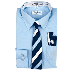 Boy's Slim Fit Dress Shirts (B700)