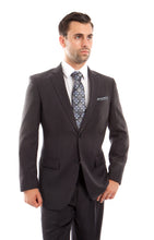 Cargar imagen en el visor de la galería, Gray Solid 2-PC Regular Modern Fit Suits For Men
