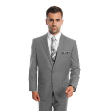 Cargar imagen en el visor de la galería, Men&#39;s Modern Fit L:ight Gray Solid 2-PC Suit