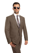 Cargar imagen en el visor de la galería, Lt. Olive 2-PC Modern Fit Suits Suits For Men