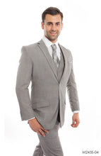 Cargar imagen en el visor de la galería, Dk. Gray 3-PC Slim Fit Stretch Suits For Men
