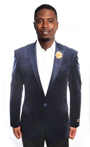 Navy Empire Show Blazers Formal Dinner Suit Jackets For Men ME169-02