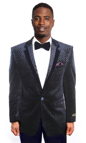Navy Empire Show Blazers Formal Dinner Suit Jackets For Men ME174-02