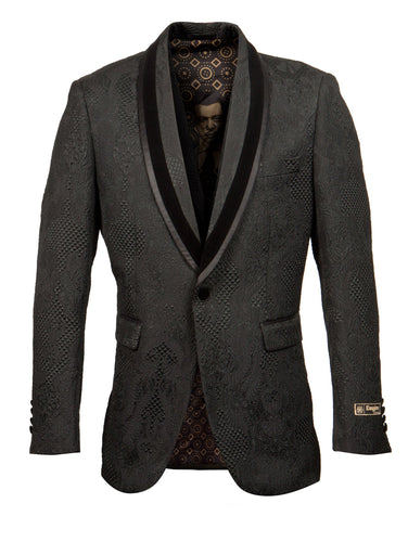 Empire Shawl Collar Hybrid/Slim Fit Blazer Jacket ME265H