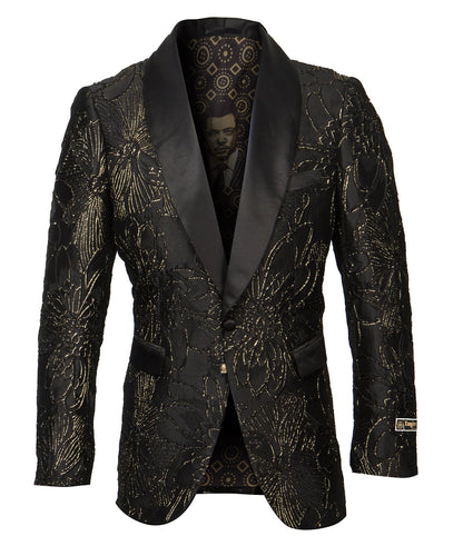 Empire Shawl Collar Hybrid/Slim Fit Blazer Jacket ME292H