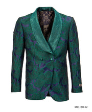 Cargar imagen en el visor de la galería, Turquoise Empire Show Blazers Formal Dinner Suit Jackets For Men ME316H-01