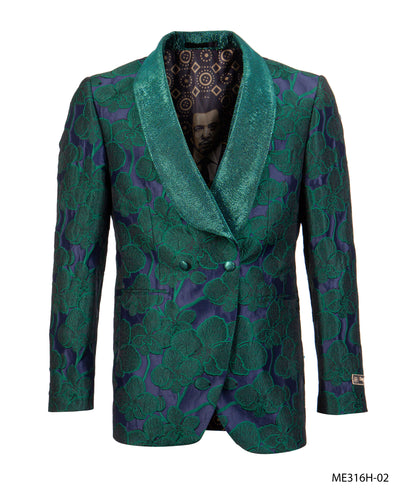 Green Empire Show Blazers Formal Dinner Suit Jackets For Men ME316H-02