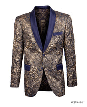 Cargar imagen en el visor de la galería, Turquoise Empire Show Blazers Formal Dinner Suit Jackets For Men ME316H-01
