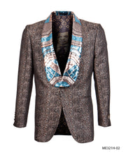 Cargar imagen en el visor de la galería, Turquoise Empire Show Blazers Formal Dinner Suit Jackets For Men ME316H-01