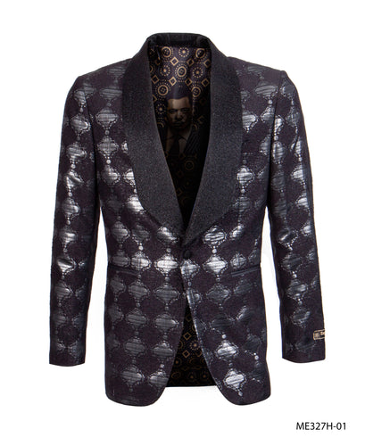 Black Empire Show Blazers Formal Dinner Suit Jackets For Men ME327H-01
