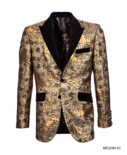 Cargar imagen en el visor de la galería, Green Empire Show Blazers Formal Dinner Suit Jackets For Men ME316H-02