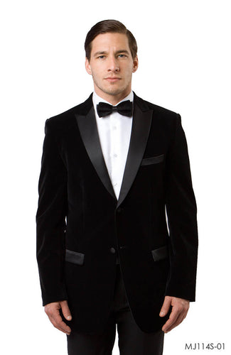 Black Jackets For Men Jacket Suits For All Ocassions MJ114S-01