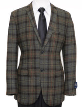 Cargar imagen en el visor de la galería, Mens Wool Two Button Solid Notch Lapel Sports Coat Blazer Jacket