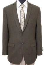 Cargar imagen en el visor de la galería, Mens Wool Two Button Solid Notch Lapel Sports Coat Blazer Jacket