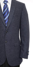 Cargar imagen en el visor de la galería, Mens Wool Two Button Solid Notch Lapel Sports Coat Blazer Jacket
