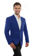 Cargar imagen en el visor de la galería, Slim Fit Solid High Peak Lapel Casual Sports coat Blazer Jacket For Men