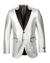 Cargar imagen en el visor de la galería, Silver White Tazio Sports Coat Dinner Jackets