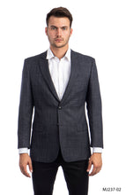 Cargar imagen en el visor de la galería, Black Charcoal Tazio Sports Coat Dinner Jackets