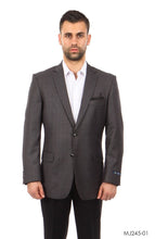 Cargar imagen en el visor de la galería, Grey Windowpane Tazio Sports Coat Dinner Jackets