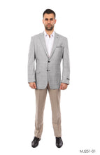 Cargar imagen en el visor de la galería, Grey / Charcoal Windowpane Tazio Sports Coat Dinner Jackets