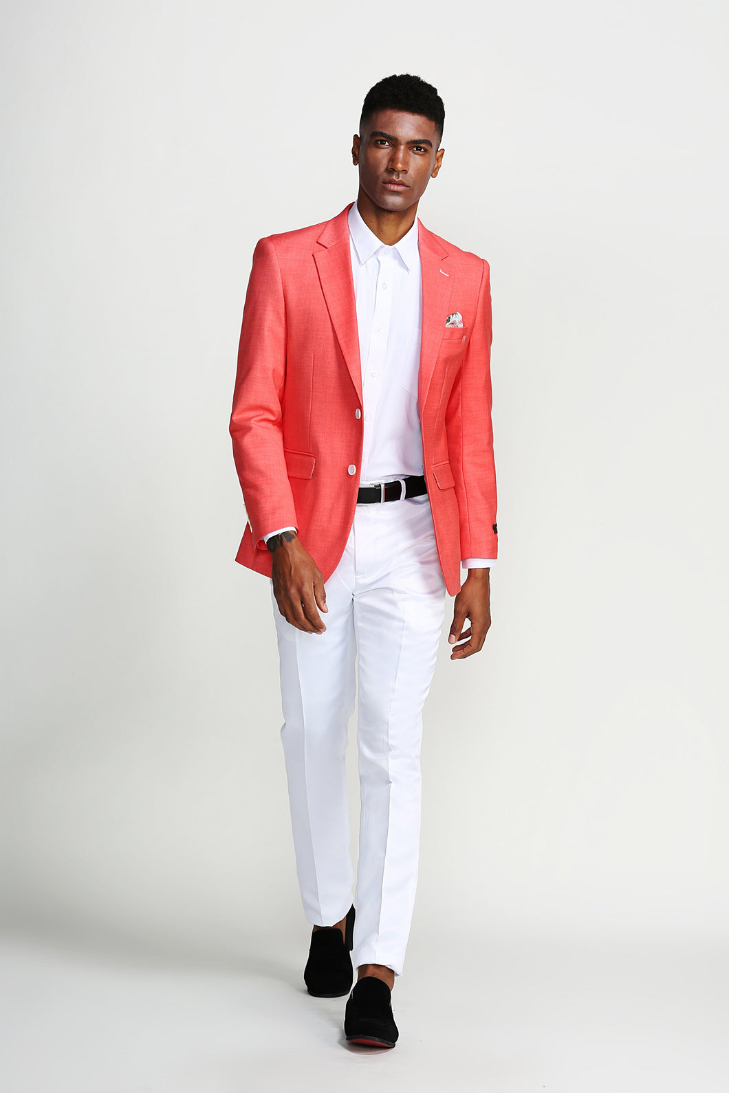 Slim Fit Solid Notch Lapel Casual Sports coat Blazer Jacket For Men