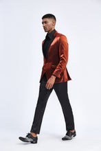Cargar imagen en el visor de la galería, Rust Orange Tazio Sports Coat Dinner Jackets
