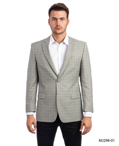 Black / Tan Tazio Sports Coat Dinner Jackets