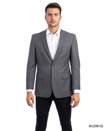 Black / Grey Tazio Sports Coat Dinner Jackets